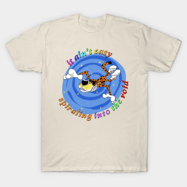 Spiraling Into The Void T-Shirt by RadicalLizard